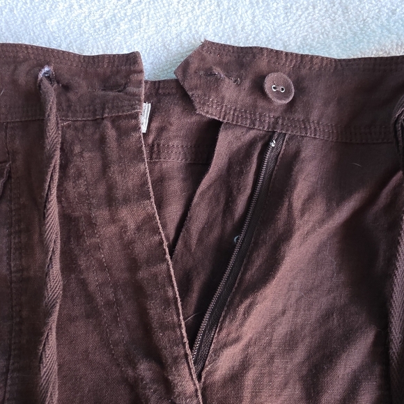 Kenar Brown Cargo Pants Relaxed Fit Size 8 - Picture 12 of 13
